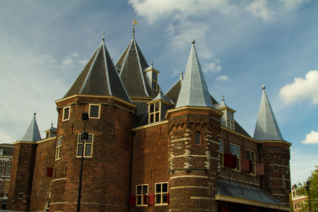 Amsterdam. beautiful places in Europeの写真素材
