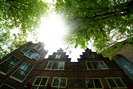 Amsterdam. beautiful places in Europeの写真素材