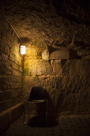 Catacombs of Paris. buried underground for more than 6 million people.のeditorial素材