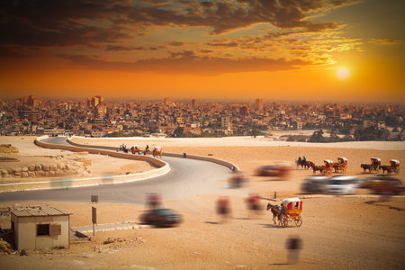 Cairo, Egypt. Largest city in Africa. picturesque landscape