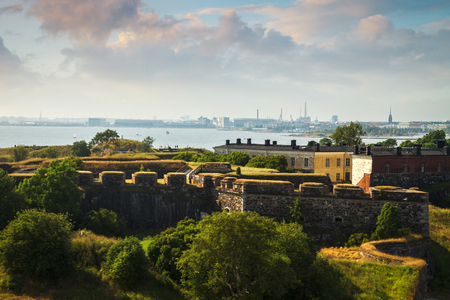 Port in Helsinki city, Finland. north Europeの写真素材
