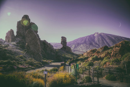 Anaga mountain in Tenerife, Spain, Europe. Picturesque placesの写真素材