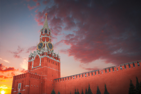Kremlin - a fortress in the center of Moscow, the main socio-political, historical and artistic complex of the city, the official residence of the President of the Russian Federationのeditorial素材
