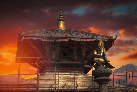 Patan .Ancient city in Kathmandu Valley. Nepalの写真素材