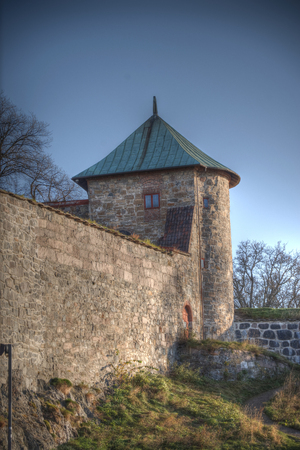 fortress of Akershus - a castle in Oslo, the capital of Norway.のeditorial素材