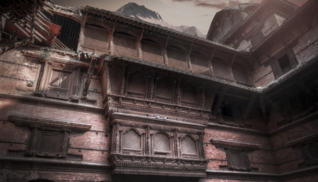 Patan .Ancient city in Kathmandu Valley. Nepalのeditorial素材