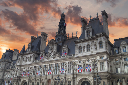Royal Palace at the Dam Square, Amsterdam. It was built as city hall during the Dutch Golden Age in the seventeenth century.のeditorial素材