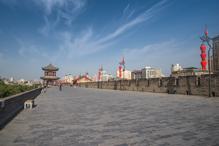Xian city wall. The largest monument of Chinese architectureのeditorial素材