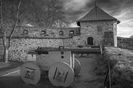 fortress of Akershus - a castle in Oslo, the capital of Norway.のeditorial素材