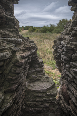 Tolsburg. Tooles castle on the coast of the Baltic Sea. Estonia.のeditorial素材