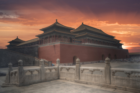 The Forbidden City is the largest palace complex in the world. Located in the heart of Beijing, Chinaのeditorial素材