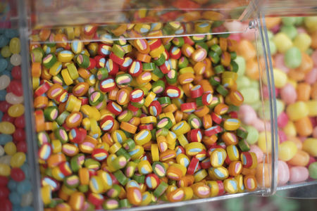 Candy on the counter of the store. Foodの写真素材