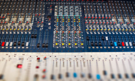 Sound panel for working in the studio and on TV projects