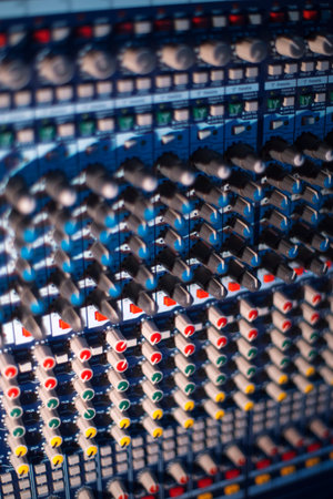 Sound panel for working in the studio and on TV projects