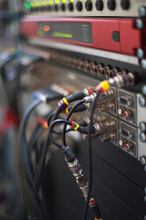Optical fiber. network wires