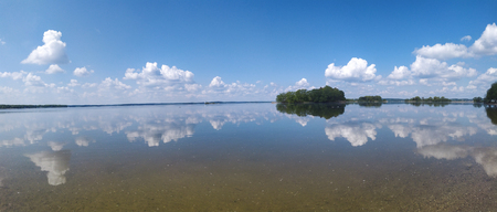 Minsk Sea. Lake in Belarusの写真素材