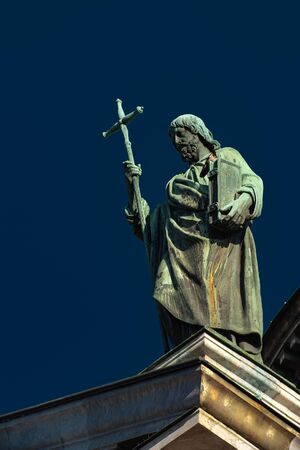 Saint Isaac's Cathedral. The largest Orthodox church in St. Petersburg.の写真素材