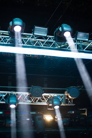concert light on stage for the show.の写真素材