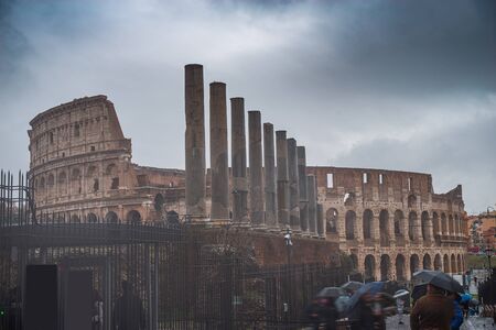 Coliseum. one of the grandest buildings of the ancient worldの写真素材