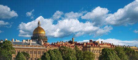 Saint Isaac's Cathedral. The largest Orthodox church in St. Petersburg.の写真素材