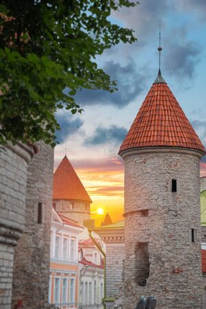 picturesque and very beautiful  photos of Tallinnの写真素材