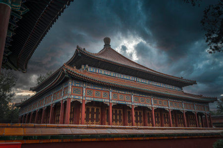 The Forbidden City is the largest palace complex in the world. Located in the heart of Beijing, Chinaのeditorial素材