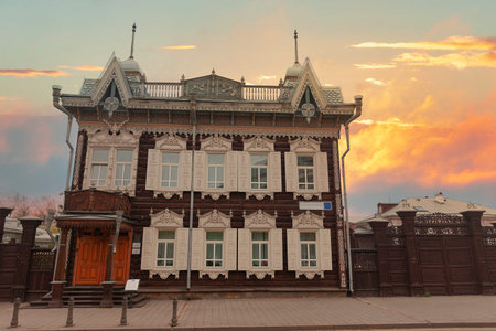 historical center of Irkutsk. Russian Federation.