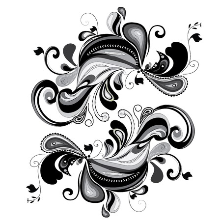  floral designのイラスト素材