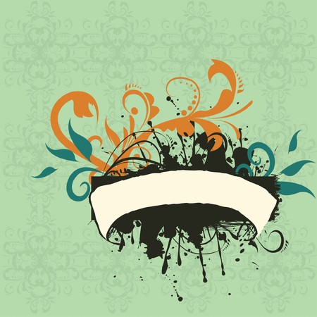 floral backgroundのイラスト素材