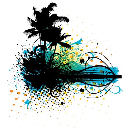 Palm trees のイラスト素材