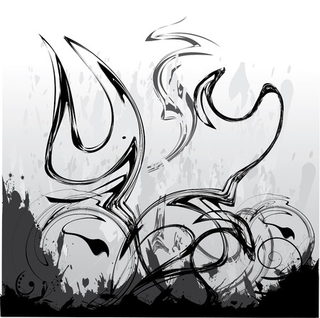 grunge backgroundのイラスト素材