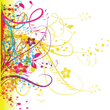 Flower Background eps10 のイラスト素材