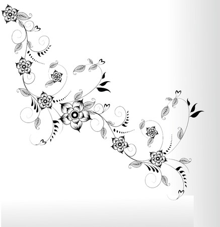 Abstract flower designのイラスト素材