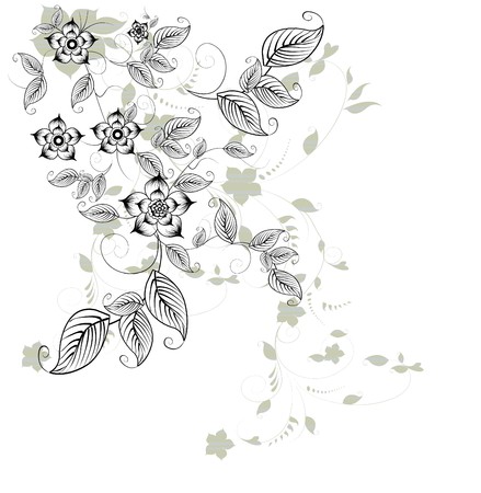 floral design element のイラスト素材