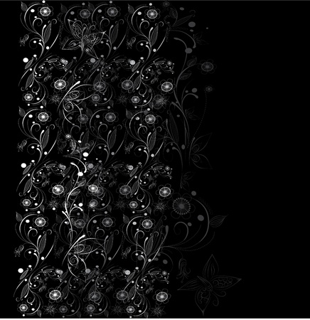 Floral seamless background のイラスト素材