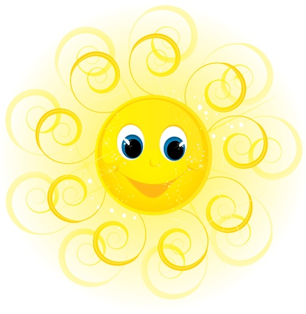 sun smile のイラスト素材