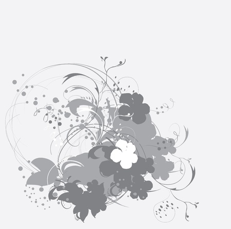 Beautiful abstract floral background のイラスト素材