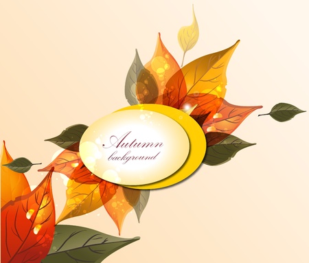 Autumn leavesのイラスト素材
