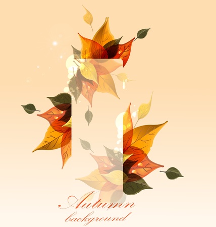 Autumn background のイラスト素材