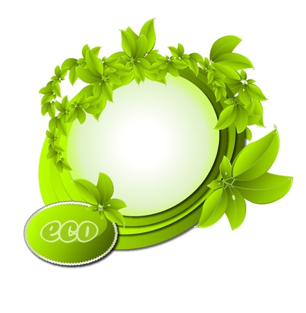 vector eco designのイラスト素材