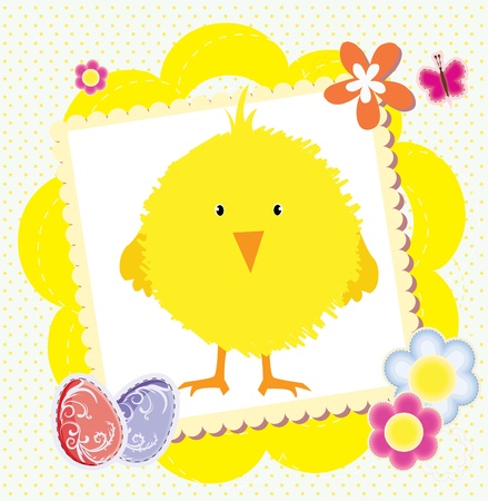 easter cardのイラスト素材