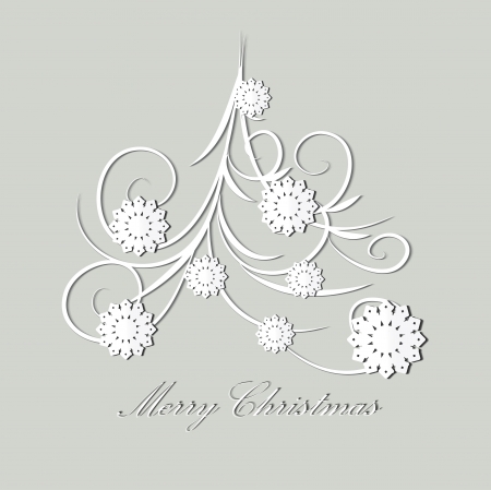 stylized Christmas treeのイラスト素材