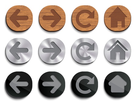 Web iconsのイラスト素材