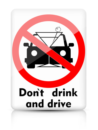 Do not drink and driveのイラスト素材