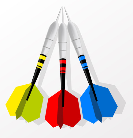 Set of dartsのイラスト素材