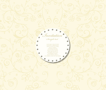 Vector seamless floral patternのイラスト素材