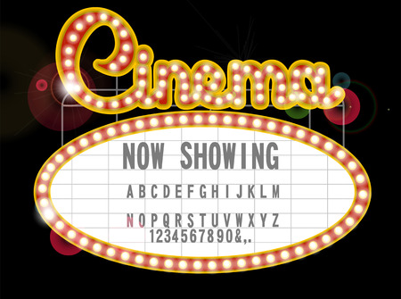 Cinema signのイラスト素材