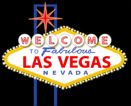 Welcome to fabulous Las Vegas Nevada signのイラスト素材