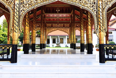 Pavilion thailand templeの写真素材