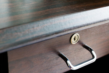 Old drawer woodの写真素材